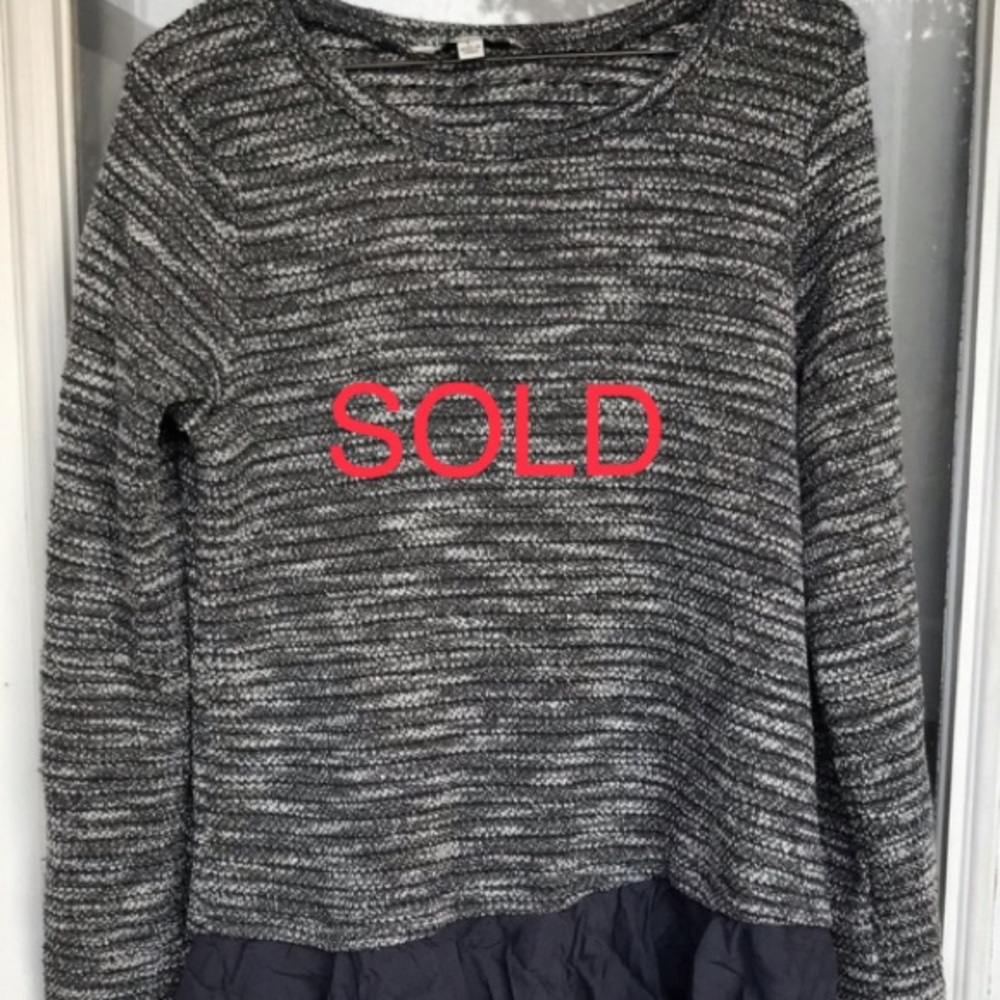 Peplum sweater NWOT